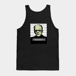 Frankenstein Mug Shot Tank Top